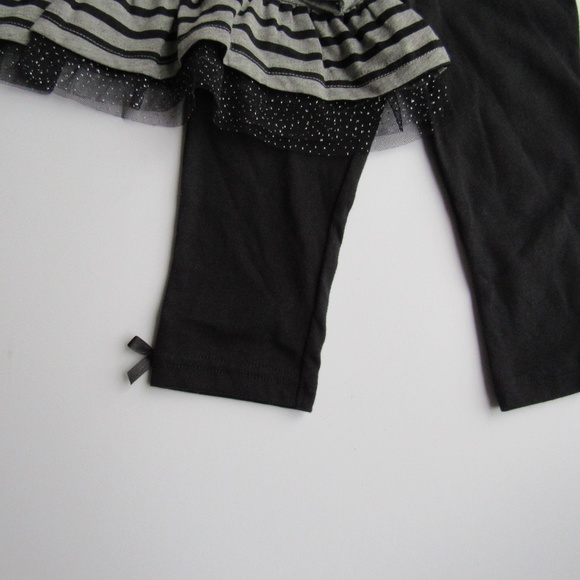 Swiggles Baby Girls Striped Tunic Top and Leggings - Picture 7 of 8